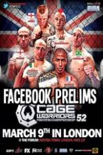 Watch Cage Warriors 52 Facebook Preliminary Fights 123moviesfree