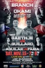 Watch World Series of Fighting 15: Branch vs. Okami 123moviesfree
