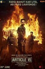 Watch Article 15 123moviesfree